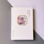 Фактурний блокнот з ілюстраціями в стилі китайської акварелі "Рожеві мрії"